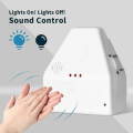 Miniatyrbillede 1 af 5: Clap On/off Lys Trådløs Vægafbryder Lydaktiveret Sensor Lys X3n9