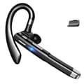 Bluetooth 5.1 Hörlurar med Dubbla Mikrofoner, CVC 8.0 Brusreducering, Svart