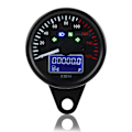 Miniatyrbillede 1 af 5: Motorcykel Speedometer, Universal Motorcykel Digital LCD Speedometer