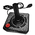 Miniatyrbild 1 av 5: Gaming Joystick Controller För 2600 Spel Rocker Med 4-vägs Spak Och Enkel Åtgärdsknapp Retro Gamepad