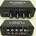 Miniatyrbillede 5 af 5: Multi-kilde Rca Mixer Stereo Audio Reverberator Audio Switch Switcher 4 Input 2 Output Driver Head