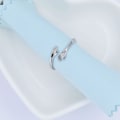Miniatyrbilde 4 av 5: 925 Sterling Sølv Ringer For Kvinner Jenter Menn Eller Unisex Sølv Klemmer Hender Åpne Ring Smykker Klem Hender Statement Ringer Bånd Str. Gold