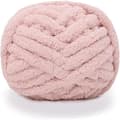 Tykt Strikket Chenillegarn til Håndlavede Tæpper, Supersoft Stort Jumbo Tæppegarn Light Pink
