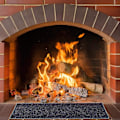 Miniatyrbilde 4 av 5: Ildfast Peisgulvteppe Sklisikker Beskyttelsesmatte Flammebestandig Underlag For Peis, Ovnsbeskyttelse (39x60in)