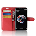 Miniatyrbillede 2 af 4: Xiaomi Redmi Note 5 Cover - PU Læder Flip Wallet Cover med Stødsikkert Stativ Xiaomi Redmi Note 5 Cov