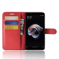 Pikkukuva 2 / 4: Xiaomi Redmi Note 5 Kotelo - PU Nahkainen Käännettävä Lompakkokotelo Iskunkestävällä Jalustalla Xiaomi Redmi Note 5 Suoja