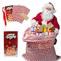 Miniatyrbild 2 av 5: DIY Julgransprydnader Kampanj Nyårsgåva Jultomte Presentpåse Stor Plastpåse Julfesttillbehör