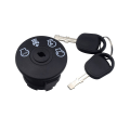 Miniatyrbilde 1 av 5: Tenningsbryter 4 posisjoner med nøkkel for gressklipper traktor 193350 532193350 Black