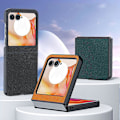 Miniatyrbillede 2 af 4: Ultratyndt, enkelt telefoncover i læder Green For Motorola Razr 50 / Razr 60