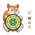 Miniatyrbilde 1 av 5: 1 Sett Tegneserie Klebrig Mål Ball Leker Dart Dartbrett Leketøy Klebrig Dart Ball Leketøy Klebrig Ball Leketøy Rask Squirrel model