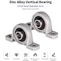 Miniatyrbilde 2 av 5: 4 stk. Lagerhusflenslager 8mm Kp08 Kulelagerblokk Putelager For Reservedeler