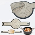 Miniatyrbillede 3 af 5: 2 stk. Dejbageunderlag Varmebestandig Non-Stick Silikone Brød Sling Måtte Genanvendelig Brødmåtte til Hjemmekøkken