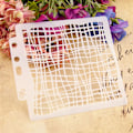 Pikkukuva 2 / 5: Net Design stensiilit Mallimaalaus Scrapbooking kohokuviointi leimausalbumikortti