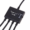 Miniatyrbild 3 av 5: Typ C Till Micro Usb Fe Laddnings Värd Otg Hub Adapter Kabel 4in1 Ft
