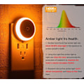 Miniatyrbilde 6 av 6: Amber Nattlys, Smart Lyssensor, LED Nattlys Plugg i Vegg, Diffust Lys, Energieffektiv, for Soverom, Bad, Kjøkken, Barnerom
