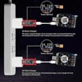 Miniatyrbillede 3 af 3: TC64 Type-C farve LCD-skærm USB Voltmeter Ammeter