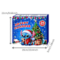 Miniatyrbillede 4 af 5: 2024 Julekalender Lilo & Stitch Actionfigur Legetøj 24 Dages Nedtælling Blind Box Overraskelsesgaver