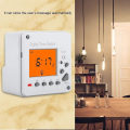 Pikkukuva 2 / 5: Elektroninen ajastin Digitaalinen ajastin Ohjelmoitava älykäs ohjauskytkin Taustavalaistu ajastin kodinkoneille Katuvalot (220v AC)