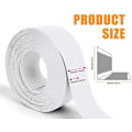 Miniatyrbilde 2 av 5: Selvklebende Fleksibel Gulvlist 38mm x 5m, PVC Klebende Gulvlist, Klebende Gulvlist - Kjøkken Gulvlist Vinkel - PVC Avslutning