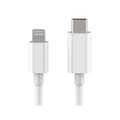 USB-C til Lightning Kabel iPhone Rask Lader 2M Hvit 10-pakning