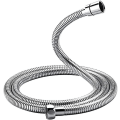 Miniatyrbilde 1 av 2: Universal dusjslange (g1/2 tommer, 1,5 m), anti-vri og anti-knekk dusjslange, rustfritt stål/krom