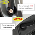 Pikkukuva 2 / 5: 2x etulasien pyyhkimen varren mutterin cap pultin cover Toyota Corolla E150 E160 Verso Yaris Auris Oe 8529213010