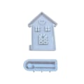 Miniatyrbilde 1 av 5: Huslysestake Silikonform med Base DIY Hjemmelaget Kjærlighetshjerte Vindu Huslysestake Dekorasjon Gips Epoxy Resin Støpeform C