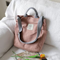 Miniatyrbillede 3 af 4: Canvas Håndtaske til Kvinder, Shoppingtaske til Fritidsaktiviteter pink
