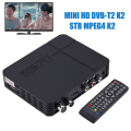 Miniatyrbillede 1 af 4: Bærbar DVB-T2 STB MPEG4 K2 Høj Klarhed Digital TV Box Set-top Receiver Tuner Modtager