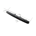 Pikkukuva 2 / 5: 2118201556 Kolmas jarruvalo LED-valo Auton korkealle jarruvalolle - E-luokka W211 2003-2006 Black