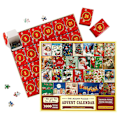 Miniatyrbilde 2 av 5: Adventskalender Puslespill 2024 - Juletelling Puslespill Adventskalender - 24 Dagers Juletelling Puslespillsett 1000 Brikker DIY Retro Puslespill Jul