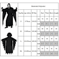 Pikkukuva 3 / 4: Lasten Scream Cosplay -asu Aave Lapsi Hieno Puku Asu Naamioilla 10-12 vuotta