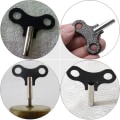 Miniatyrbillede 2 af 5: Opvindingss nøgle til ur. Mekanisk ur nøgle Universal ur nøgle Opvinding værktøj (sort) (4 stk) A