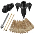 Miniatyrbillede 1 af 5: Gulvreparationskit, No More Squeaks Kit eliminerer gulvknirk, passer til de fleste tæppe- og hårdttræsgulve, bruges til at reparere gulve