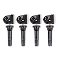 Miniatyrbild 1 av 5: 4 st 13506028 433MHz TPMS Däcktrycksensor Däcktrycksventil för Opel Adam Ampera 13598773 BlackSilver