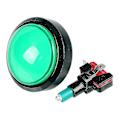 Pikkukuva 5 / 5: 5x Arcade-painikkeet 60mm Kupoli 2,36 tuuman LED-painike mikrokytkimellä Arcade-koneen videopeliin