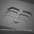Miniatyrbild 1 av 5: 1 Set Rc Crawler Skärmbreddare För 1:10 Axial Scx10 Rc4wd D90 D110 Delar