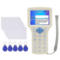 Miniatyrbillede 1 af 5: 10 Frekvens Nfc Smart Card Reader Writer Rfid Kopimaskine Duplikator 125khz 13.56mhz Usb Kopier Krypteret