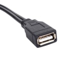 Pikkukuva 2 / 4: Uusi USB 2.0 1 naaras 2 uros Y-jakaja Data Sync latausjatkokaapeli