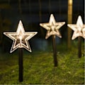 Miniatyrbild 3 av 5: 2023 Julgransprydnad 5-pack Jul Solcellslampor Utomhus Jul Trädgårdsskylt Julmönster Solcellsträdgårdskontakt
