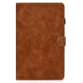 Miniatyrbillede 2 af 5: Stand Læder Kortholder Etui til Samsung Galaxy Tab S6 Lite P610/P615/S6 Lite (2022)-Brun