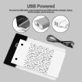 Miniatyrbilde 3 av 5: Flip Book Kit med Lysplate LED Lysboks Tablet 300 Ark Tegnepapir Flipbok med Bindeskruer for Tegning Sporing Animasjon Skissering Cartoo