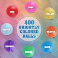 Miniatyrbilde 3 av 5: Ballbinge for babyer, baller til ballbinge for småbarn 1-3 år, slitesterke og trygge baller, lett å rengjøre, plastballer til ballbinge (5,5 cm, 100 stk)