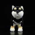 Miniatyrbillede 2 af 5: Sort Shiba Inu Blød Legetøj Julegave