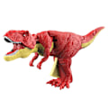 Miniatyrbillede 2 af 3: Dinosaur Legetøj Børn Trykker På Tyrannosaurus Model Vibrerende Hoved Og Hale Bevægende Dinosaur