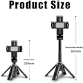 Miniatyrbillede 7 af 8: Mini selfie stick stativ, magisk bærbar selfie telefon stativ-2025 Pocket Flex Jj02 360° roterende Razunoth fjernbetjenings stativ
