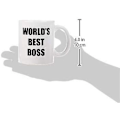 Miniatyrbillede 3 af 5: \"SSRGV Krus Sjov Verdens Bedste Chef 325 ml Kaffekrus, 1 stk. (Pakke med 1), Hvid\"