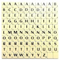 Pikkukuva 2 / 2: A-z Muoviset Scrabble-laatat Aakkoset Kirjaimet Pistemäärillä 100 pcs