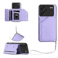 Etui med kortholder, stativ og håndleddsrem for Xiaomi Redmi Note 13 Pro+ 5G - Skin-Touch
