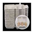 Miniatyrbilde 4 av 5: 50 Stykker Eggkartonger i Papir For Kyllingegg Massefiberholder Bulk Holder 6 Egg Gårdsmarked